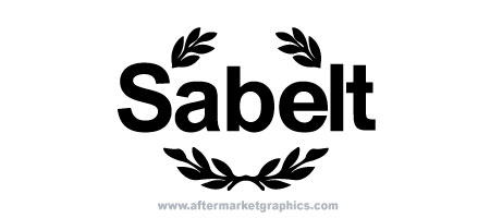 Sabelt Racing Decals - Pair (2 pieces)